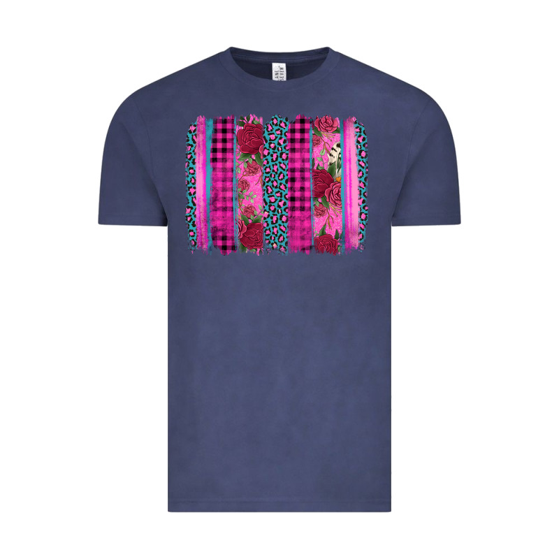 Valentine's Day Floral Leopard Brushstroke Vintage Tee by AdoDesignShop | Teevron