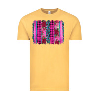 Vintage Mustard valentine's day floral leopard brushstroke Vintage Tee - AdoDesignShop