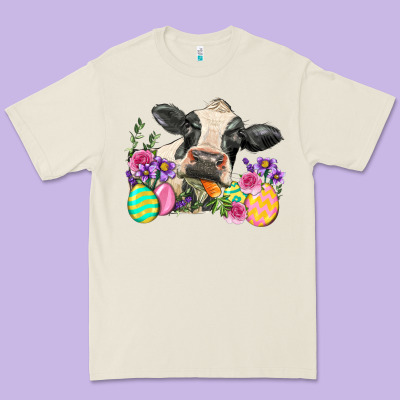 Happy Easter Cow Easter Day Premium Tee Designed By Neo Western