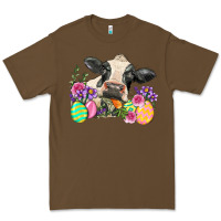 Cacao Happy Easter Cow Easter Day Premium Tee - Neo Western
