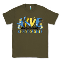 Army Green love dose count chromosomes Classic Tee - MaliasSmallBusiness