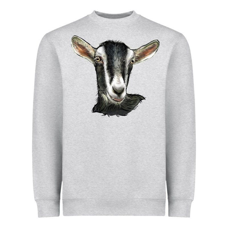 Alpine Goat Head Heavyweight Sweatshirt by LillyAllenDesigns | Teevron