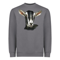 Storm alpine goat head Heavyweight Sweatshirt - LillyAllenDesigns