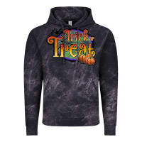 Cloud Black trick or treat white Vintage Hoodie - JahusDesignShop