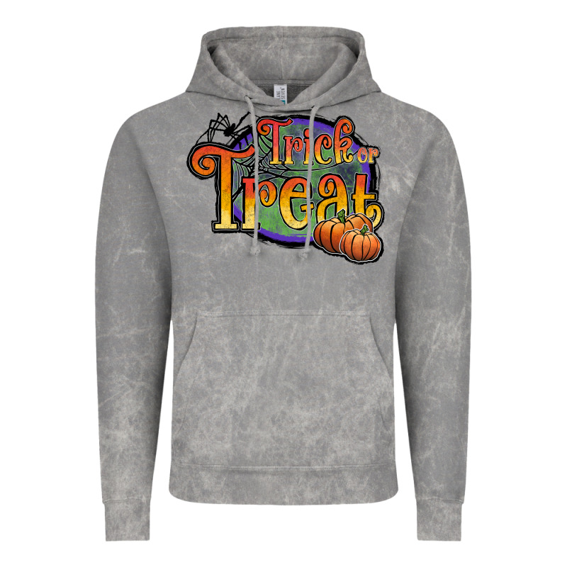 Trick Or Treat White Vintage Hoodie by JahusDesignShop | Teevron