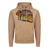 Vintage Coffee trick or treat white Vintage Hoodie - JahusDesignShop