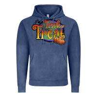 Vintage Denim trick or treat white Vintage Hoodie - JahusDesignShop