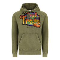 Vintage Olive trick or treat white Vintage Hoodie - JahusDesignShop