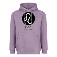 Lavender Leo Horoscope Heavyweight Hoodie - Bettercallsaul