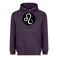 Plum Leo Horoscope Heavyweight Hoodie - Bettercallsaul
