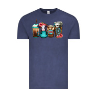 Vintage Denim Baby calf coffee cups Vintage Tee - Jasminsmagicworld