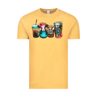 Vintage Mustard Baby calf coffee cups Vintage Tee - Jasminsmagicworld