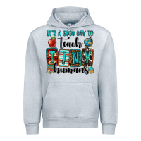 Heather Grey it's a good day to teach tiny humans Urban Hoodie - OliviaCreatesArt