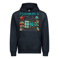 Navy it's a good day to teach tiny humans Urban Hoodie - OliviaCreatesArt