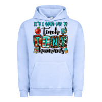 Pigment Grape Ice it's a good day to teach tiny humans Urban Hoodie - OliviaCreatesArt