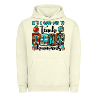 Pigment Pistachio it's a good day to teach tiny humans Urban Hoodie - OliviaCreatesArt