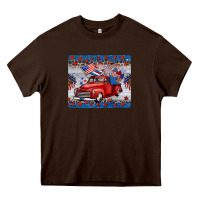 Chocolate Brown american truck 4th of july mousepad Heavy Core Tee - BarkalooDesign