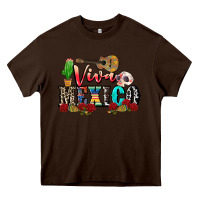 Chocolate Brown viva mexico Heavy Core Tee - CTS Tumbler Store