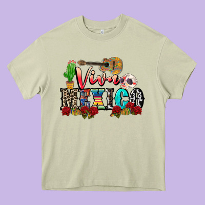 Viva Mexico Heavy Core Tee Designed By Cts Tumbler Store