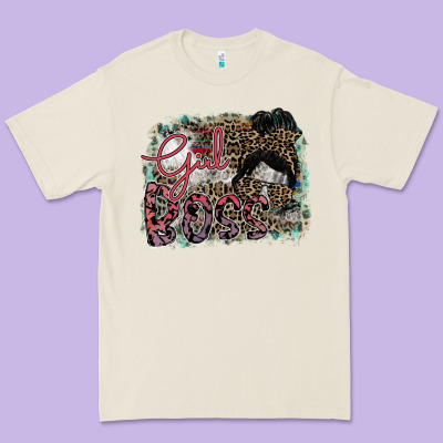 Girl Boss Premium Tee Designed By Sublimationcraftshop