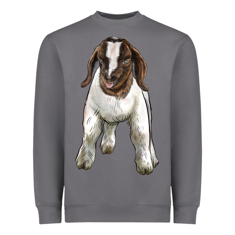 Baby Boer Goat Heavyweight Sweatshirt by LillyAllenDesigns | Teevron