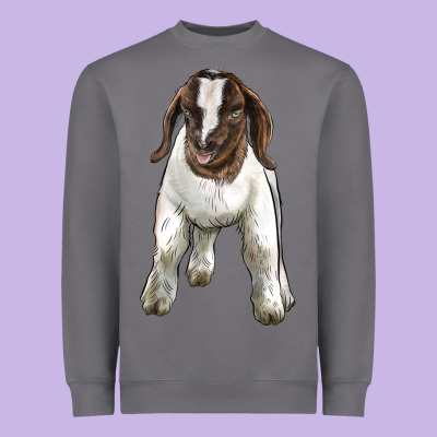 Baby Boer Goat Heavyweight Sweatshirt Designed By Lillyallendesigns