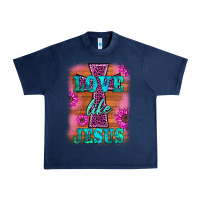Navy love like jesus Urban Heavy Tee - BarkalooDesign