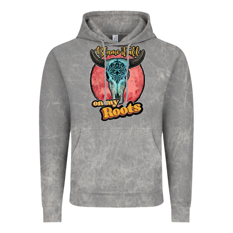 Blame It All On My Roots Black Vintage Hoodie by JahusDesignShop | Teevron