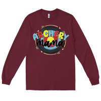 Burgundy archery mama Long Sleeve Tee - MaliasSmallBusiness
