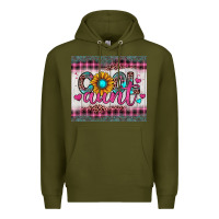 Army Green cool aunt Premium Hoodie - JahusDesignShop