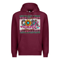 Burgundy cool aunt Premium Hoodie - JahusDesignShop