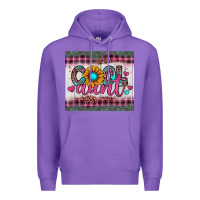 Purple cool aunt Premium Hoodie - JahusDesignShop