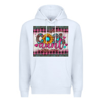 White cool aunt Premium Hoodie - JahusDesignShop