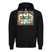 Black teacher mode tumbler Zipper Hoodie - BundleAndBundleShop