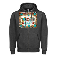 Charcoal Heather teacher mode tumbler Zipper Hoodie - BundleAndBundleShop