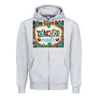 Heather Grey teacher mode tumbler Zipper Hoodie - BundleAndBundleShop