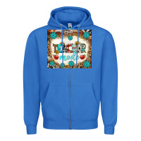 True Royal teacher mode tumbler Zipper Hoodie - BundleAndBundleShop