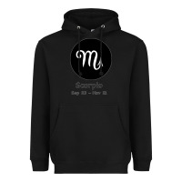 Black Scorpio Horoscope Heavyweight Hoodie - Bettercallsaul
