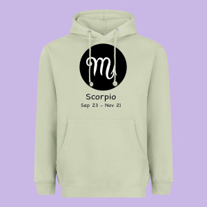 Scorpio Horoscope Heavyweight Hoodie Designed By Bettercallsaul