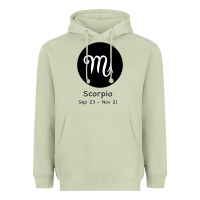 Matcha Scorpio Horoscope Heavyweight Hoodie - Bettercallsaul