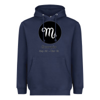 Navy Scorpio Horoscope Heavyweight Hoodie - Bettercallsaul