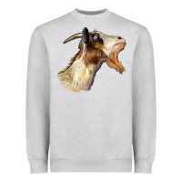 Heather Grey Tennessee Goat Head Heavyweight Sweatshirt - LillyAllenDesigns