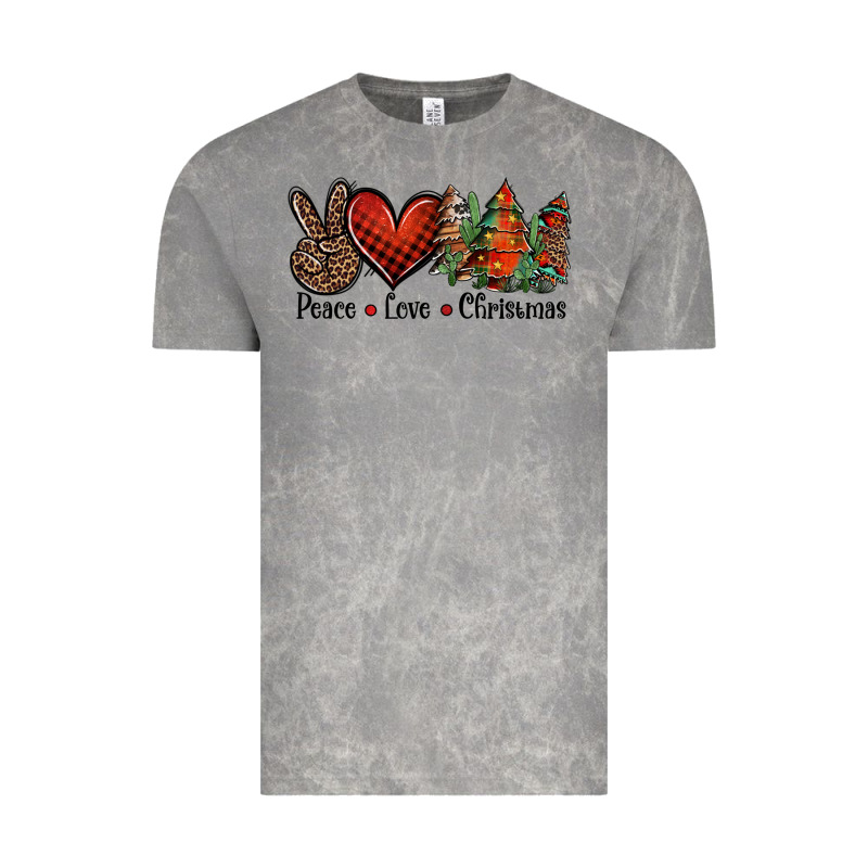 Peace Love Western Christmas Trees Vintage Tee by Jasminsmagicworld | Teevron