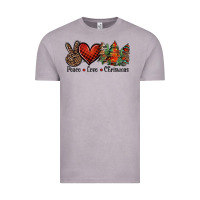 Vintage Zinc Peace love western christmas trees Vintage Tee - Jasminsmagicworld