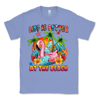 Colony Blue life is better at the beach Classic Tee - MaliasSmallBusiness