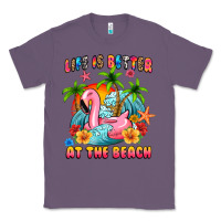 Lavender life is better at the beach Classic Tee - MaliasSmallBusiness