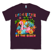 Plum life is better at the beach Classic Tee - MaliasSmallBusiness