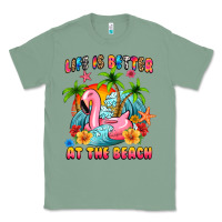 Sage life is better at the beach Classic Tee - MaliasSmallBusiness