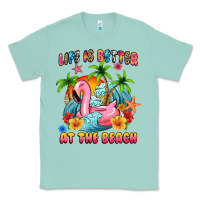 Seafoam life is better at the beach Classic Tee - MaliasSmallBusiness