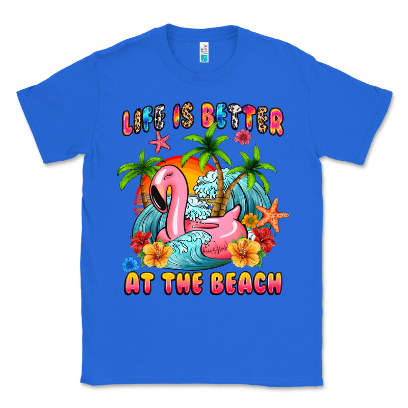 Life Is Better At The Beach Classic Tee by MaliasSmallBusiness | Teevron